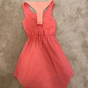 Pink high-low dress size S